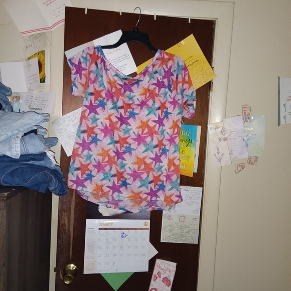 TORRID off shoulder star print pajama top 0XL - Picture 6 of 7